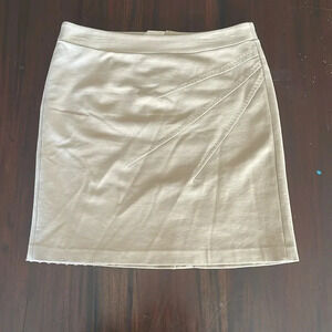 Patricia Luca camel color stretch skirt size 8
